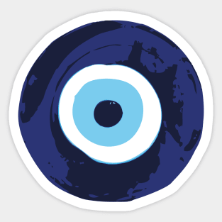 Evil Eye | Nazar | Eyes | Superstition | Supernatural | Blue | Magic | Amulet | Sticker